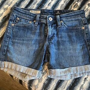 The City jean Shorts distressed size 24.